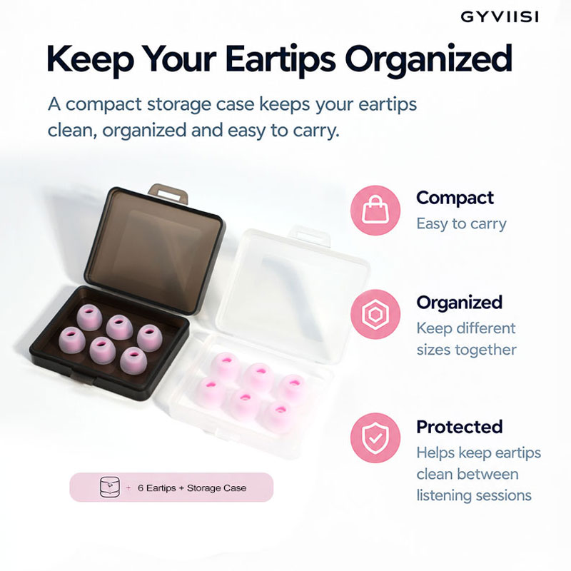 In Ear Monitor Iem - Силиконовые насадки для наушников GYVIISI, предназначенные